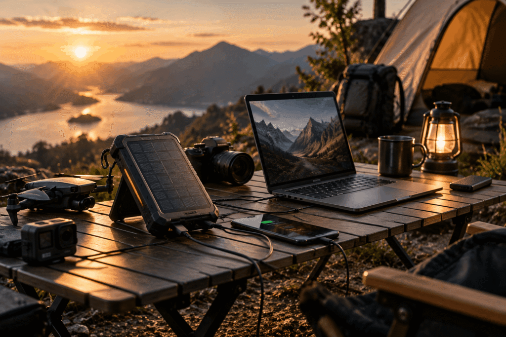 Solly 300W Solar Power Bank: A Charger, Wall Plug, and Solar Panel in One