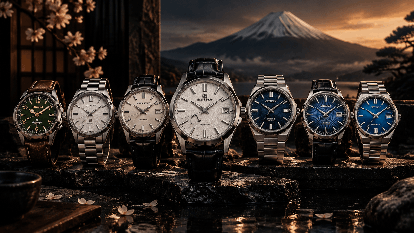 Luxury Watches Beneath Mount Fuji