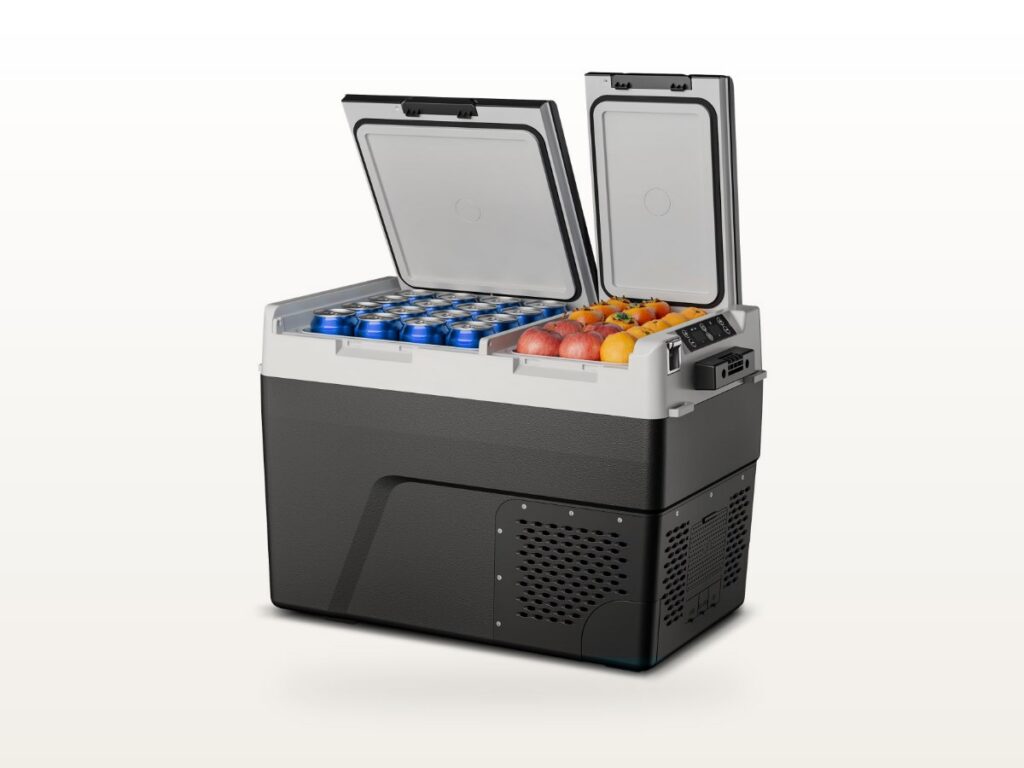 Feelfunn 61QT Dual-Zone 12V Fridge-Freezer