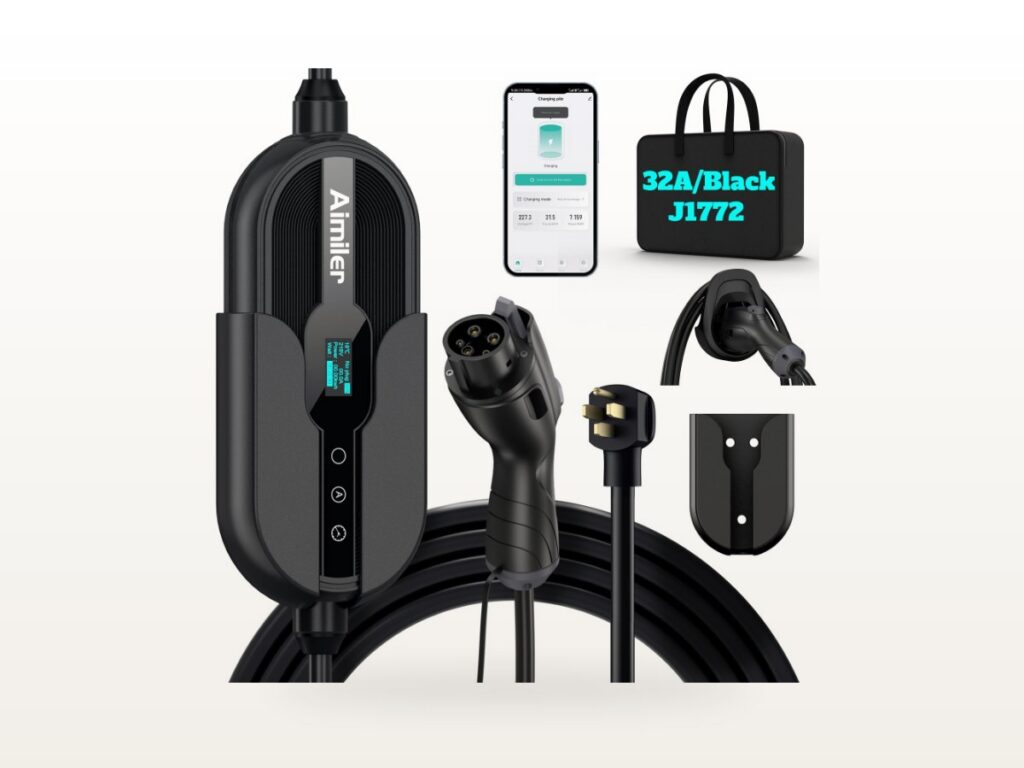 AIMILER 32A Level 2 EV Charger (Wi-Fi, NEMA 14-50)