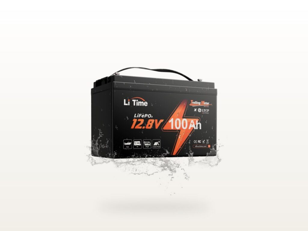 LiTime 12V 100Ah Trolling Motor LiFePO4 Battery
