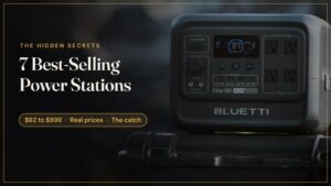 BLUETTI Elite 100 V2 portable power station outdoors in the mountains