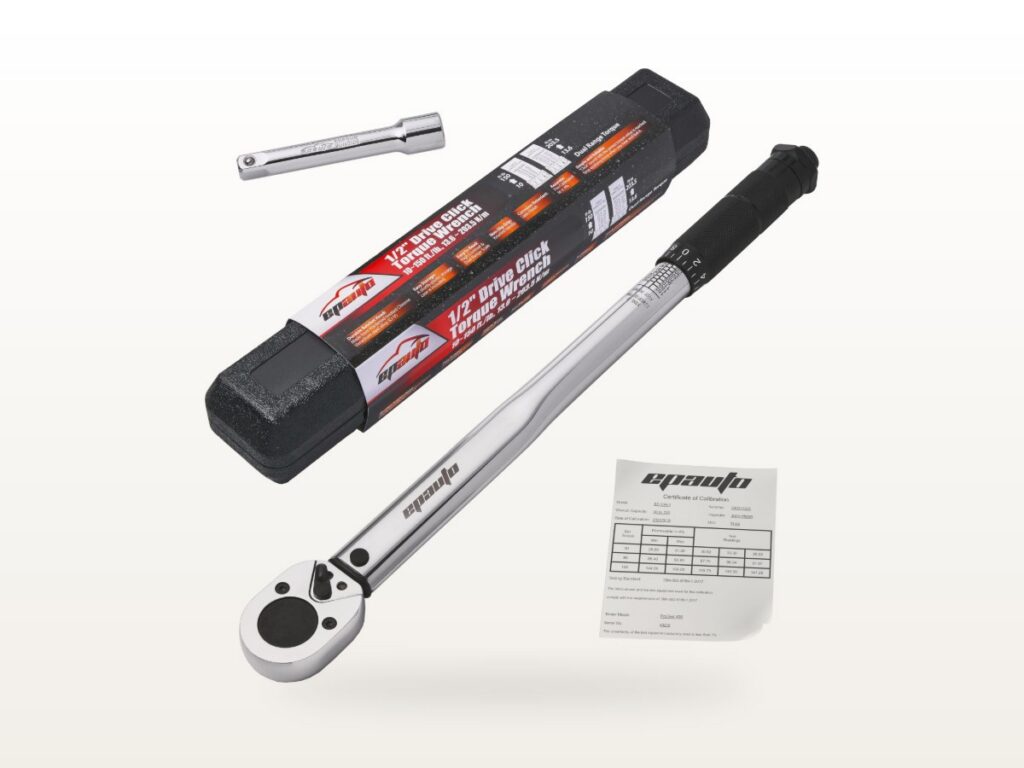 EPAuto 1/2" Click Torque Wrench (10–150 ft-lb)