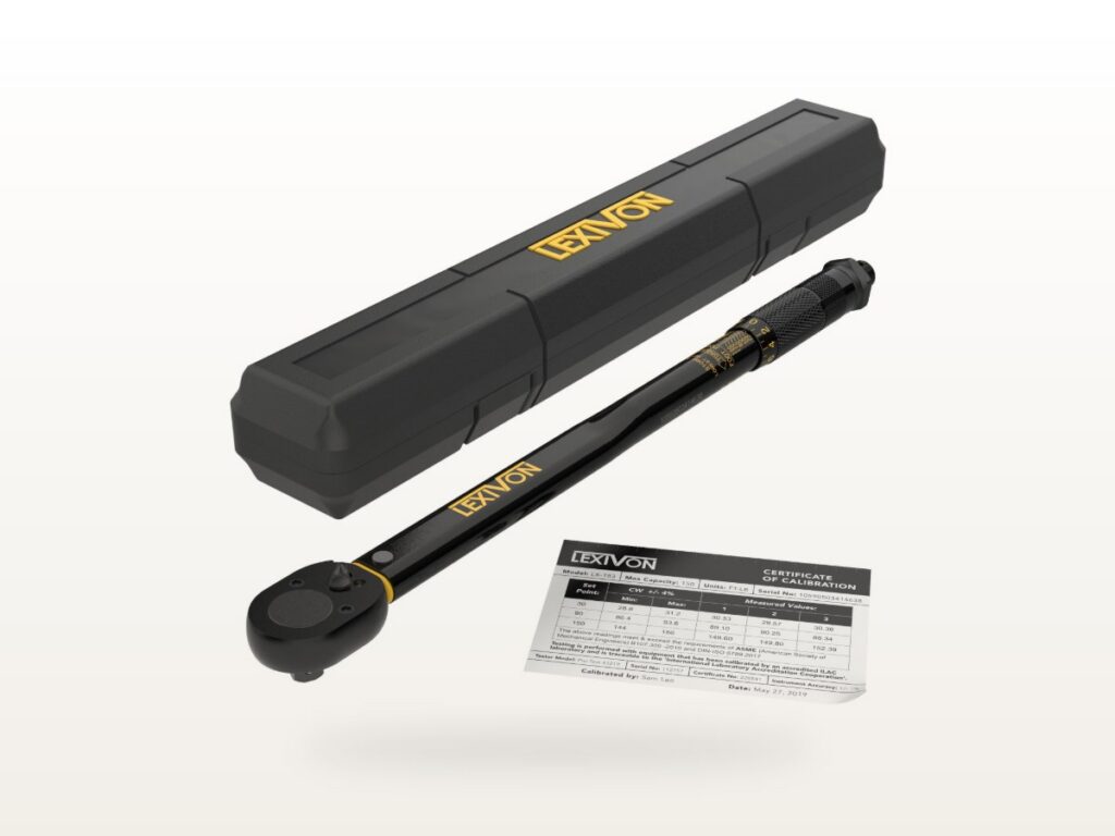 LEXIVON LX-183 1/2" Click Torque Wrench (10–150 ft-lb)