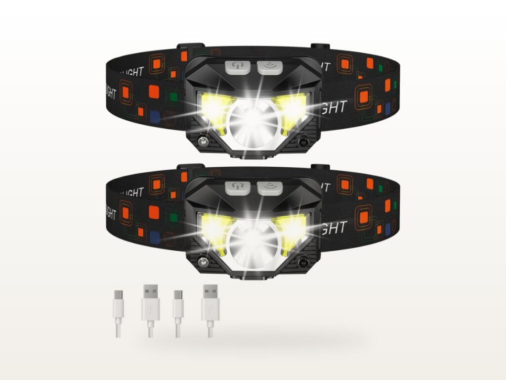 LHKNL Rechargeable Headlamp (2-Pack)